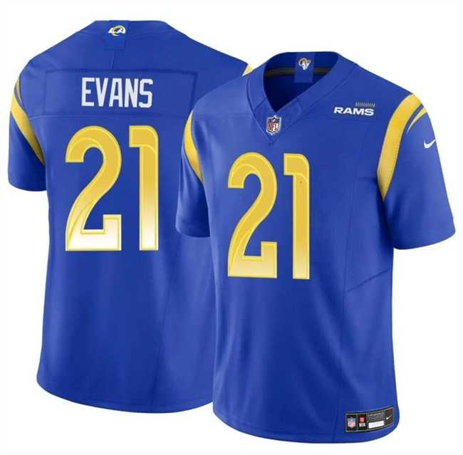Men & Women & Youth Los Angeles Rams #21 Zach Evans Blue 2024 F.U.S.E Vapor Untouchable Stitched Jersey,We sell and wholesale Men & Women & Youth Los Angeles Rams #21 Zach Evans Blue 2024 F.U.S.E Vapor Untouchable Stitched Jersey on line form chian!